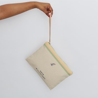 large canvas flat pouch from supreme creations