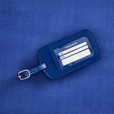 personalised premium faux leather luggage tag for wholesale