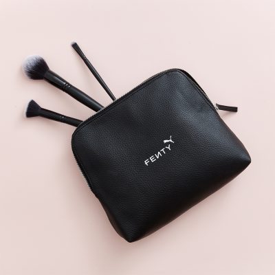 versatile Vegan Leather Cosmetic Pouch Bag from supreme creations